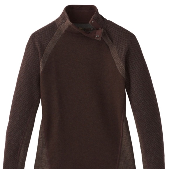 PrAna Brandie Sweater in cocoa heather - Picture 3 of 9